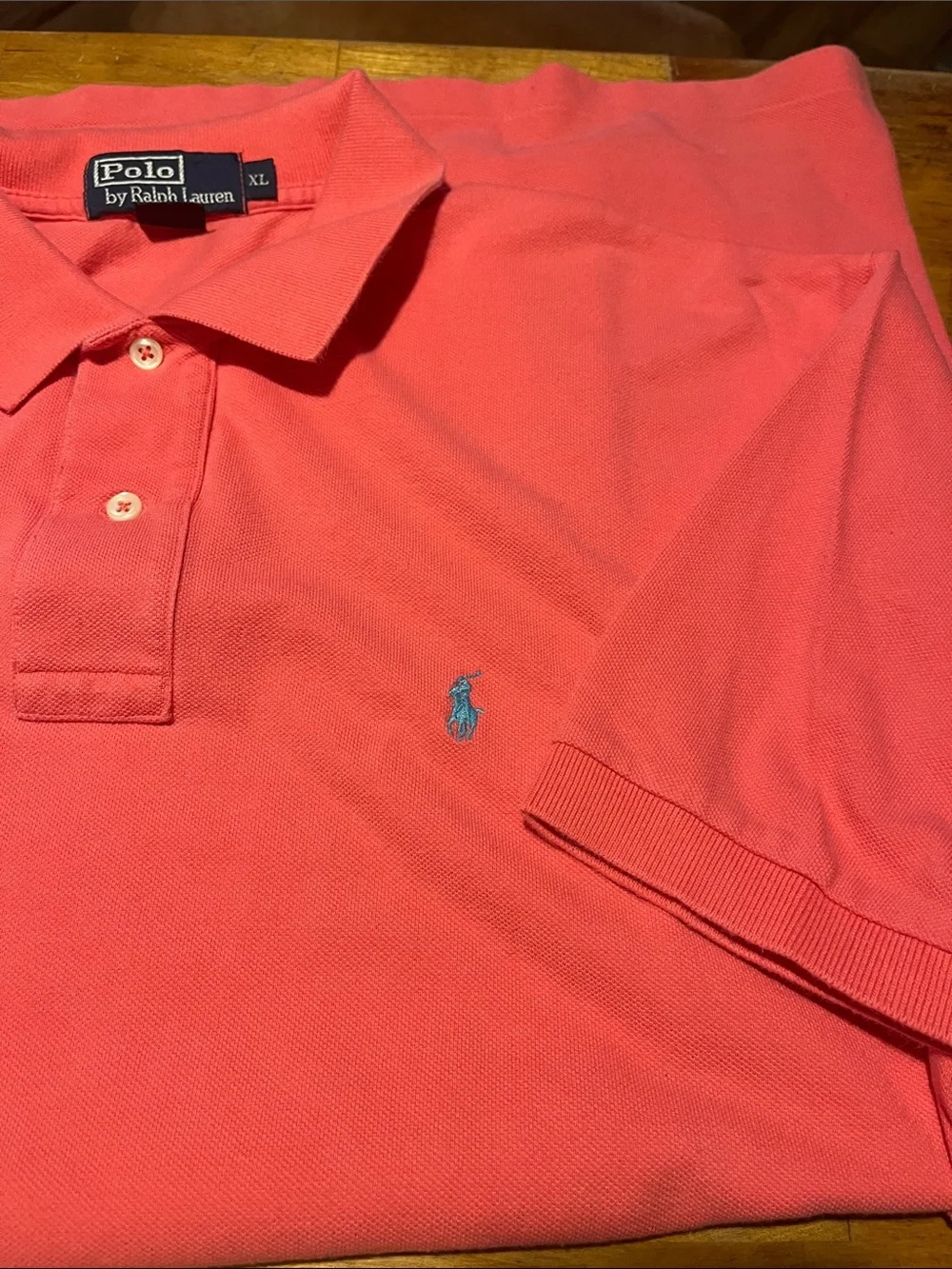 Polo by Ralph Lauren Men’s Polo with Blue Logo Short Sleeve Size XL